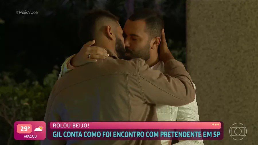 Gil do Vigor beijo pretendente namoro